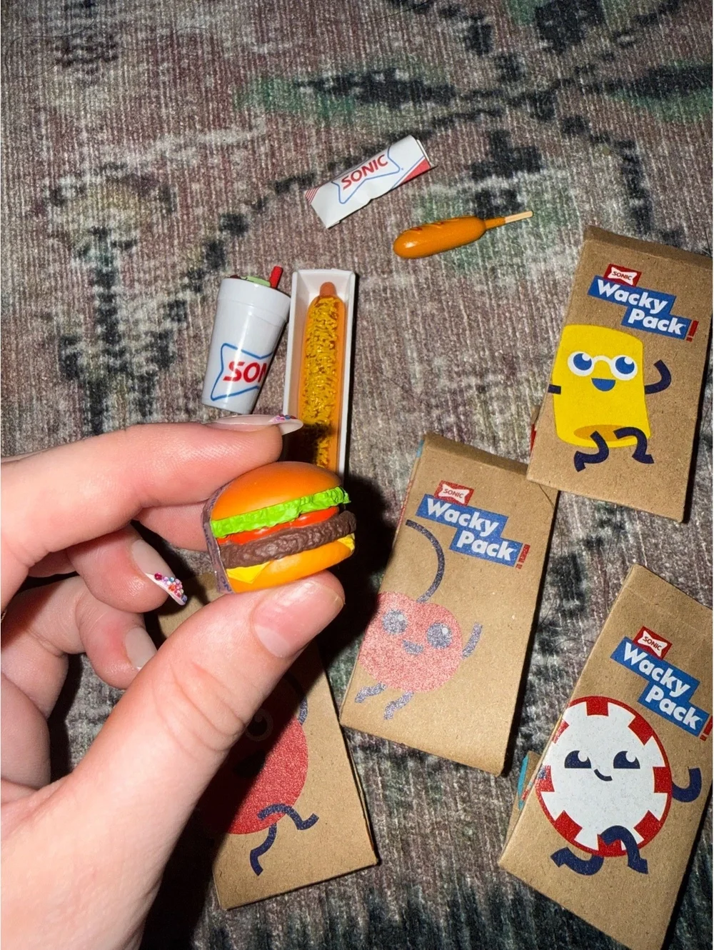 Mini brands mini sonic lot of items SONIC fast food dolls